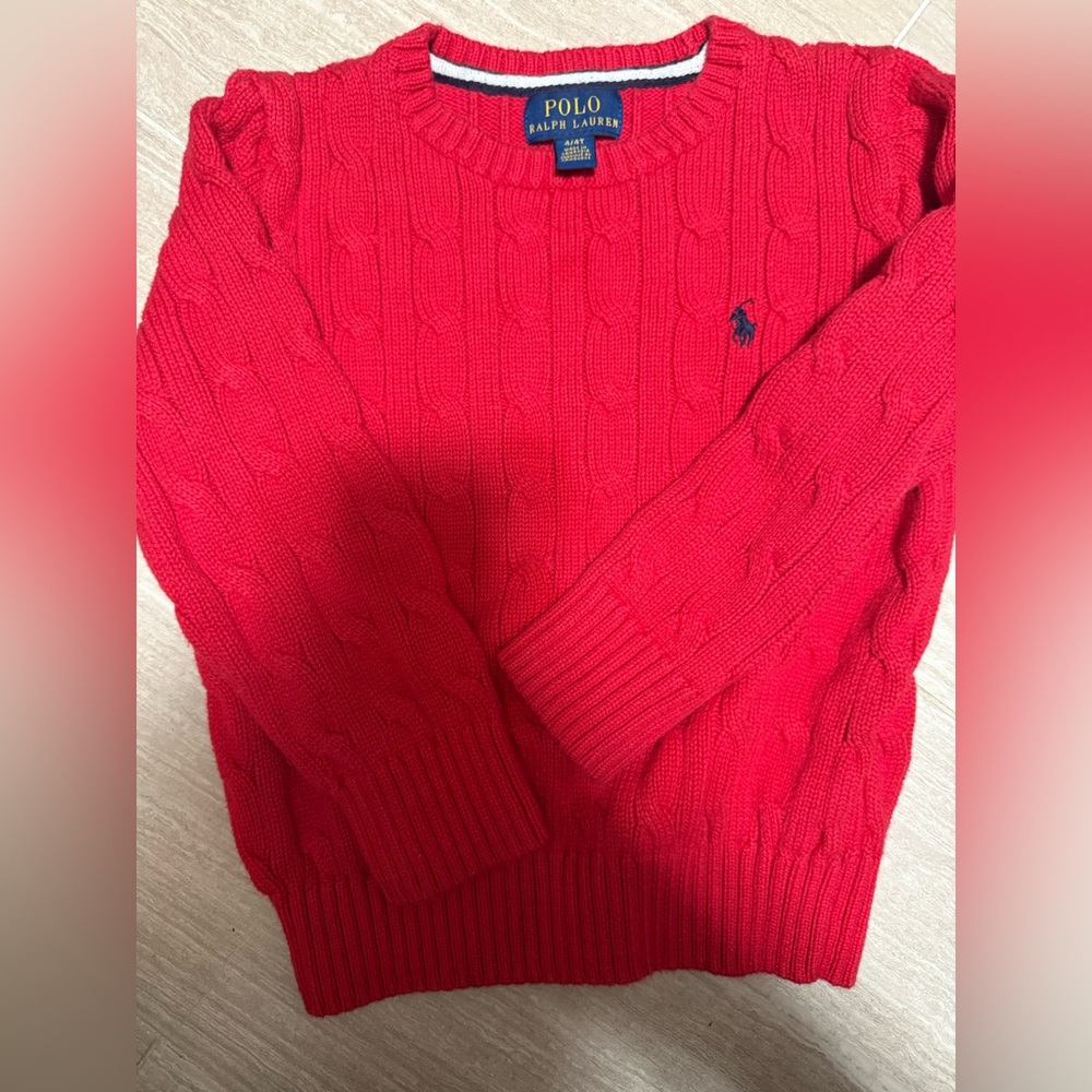 Ralph Lauren cotton cable knit sweater toddler